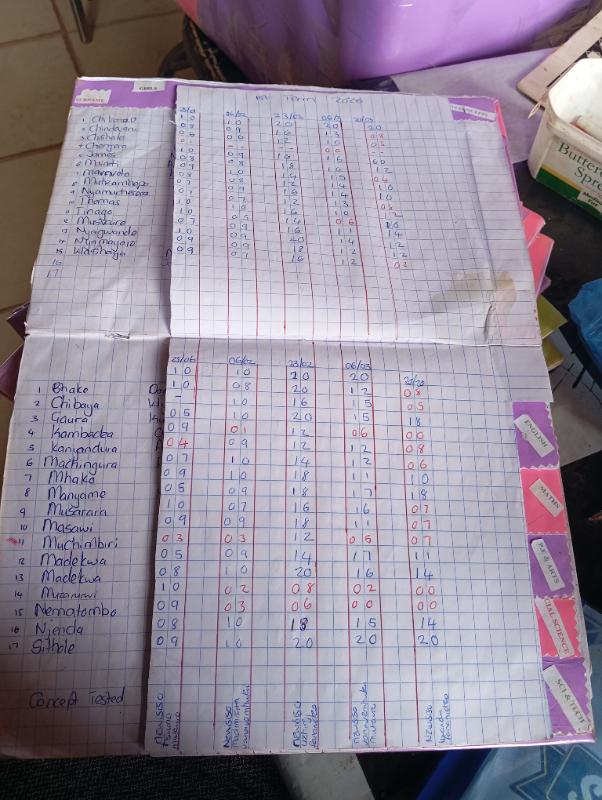 Research notes or classroom records