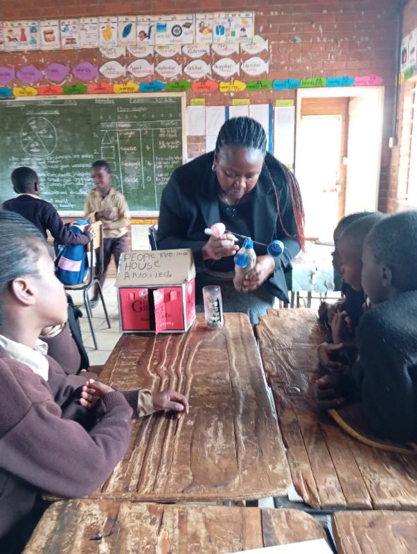 Improvised teaching aids